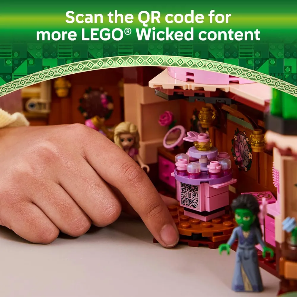 Lego Wicked El dormitorio de Glinda y Elphaba, casa de muñecas para niños