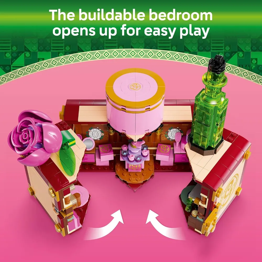 Lego Wicked El dormitorio de Glinda y Elphaba, casa de muñecas para niños