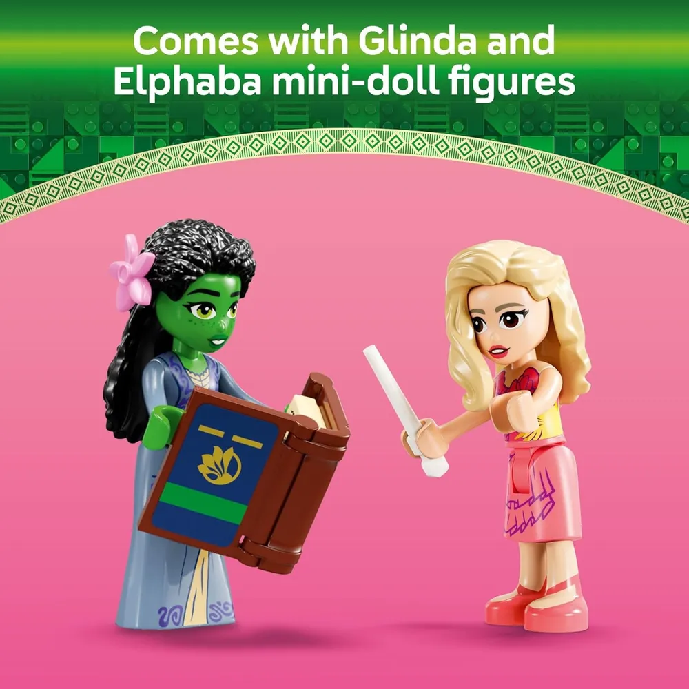 Lego Wicked El dormitorio de Glinda y Elphaba, casa de muñecas para niños
