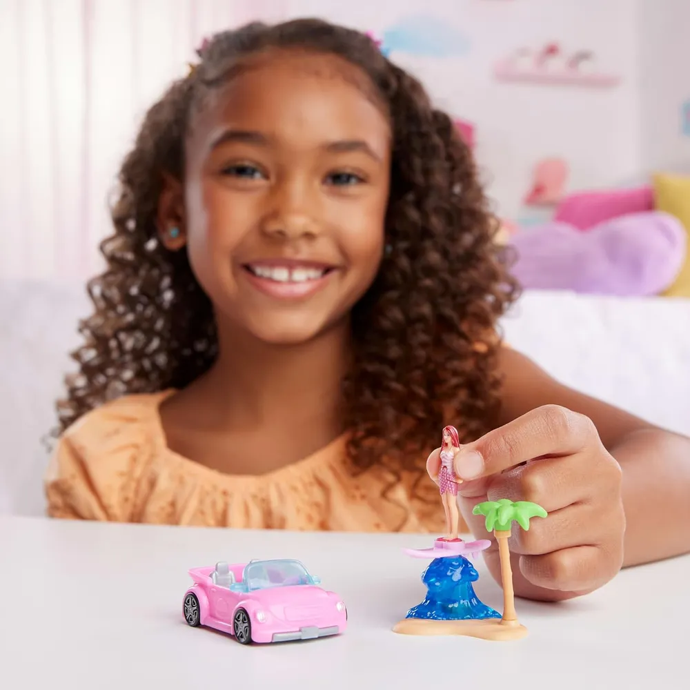 BARBIE MINI BARBIELAND AUTO PLAYERO CAMBIO DE COLOR