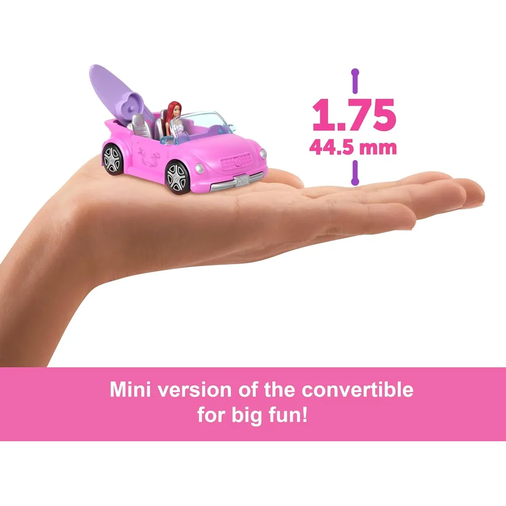 BARBIE MINI BARBIELAND AUTO PLAYERO CAMBIO DE COLOR