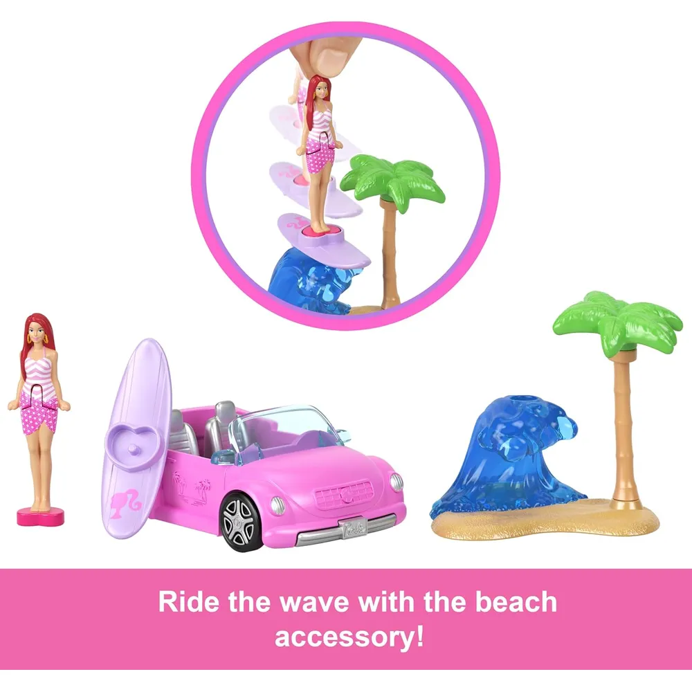 BARBIE MINI BARBIELAND AUTO PLAYERO CAMBIO DE COLOR