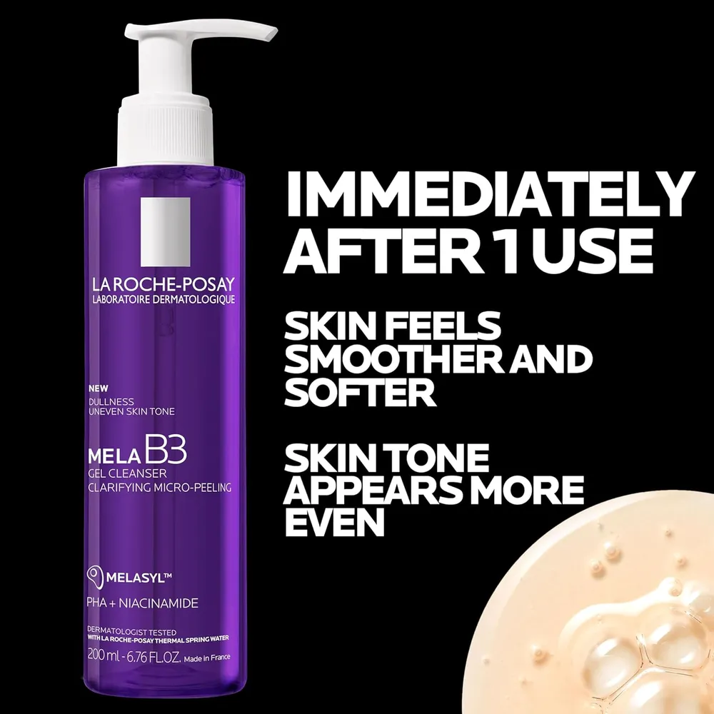 b0cz3yfmwq_2_webp.webp GEL LIMPIADOR FACIAL ANTIMANCHAS MELA B3 LA ROCHE-POSAY 6.76 OZ / 200 ML