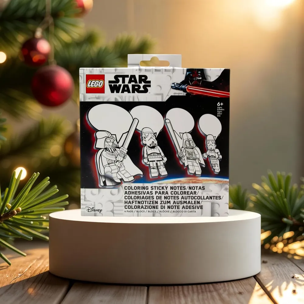 Lego Star Wars notas adhesivas Darth Vader para colorear