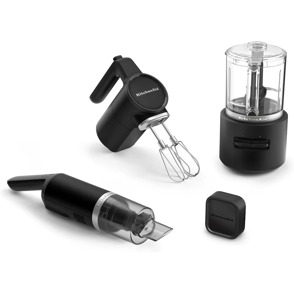 KITCHENAID, PAQUETE INALÁMBRICO GO CON BATIDORA DE MANO | NEGRO