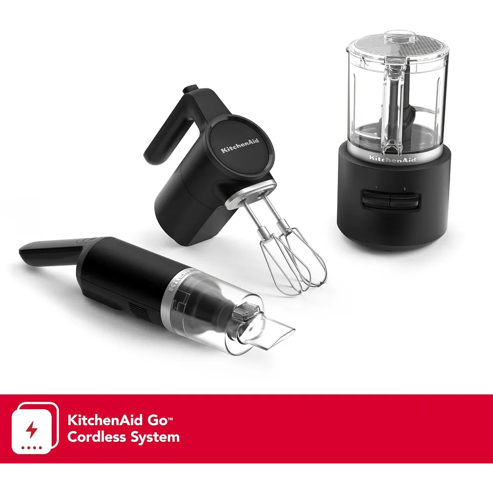 KITCHENAID, PAQUETE INALÁMBRICO GO CON BATIDORA DE MANO | NEGRO