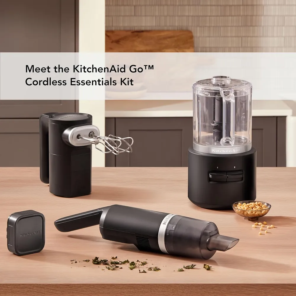 KITCHENAID, PAQUETE INALÁMBRICO GO CON BATIDORA DE MANO | NEGRO