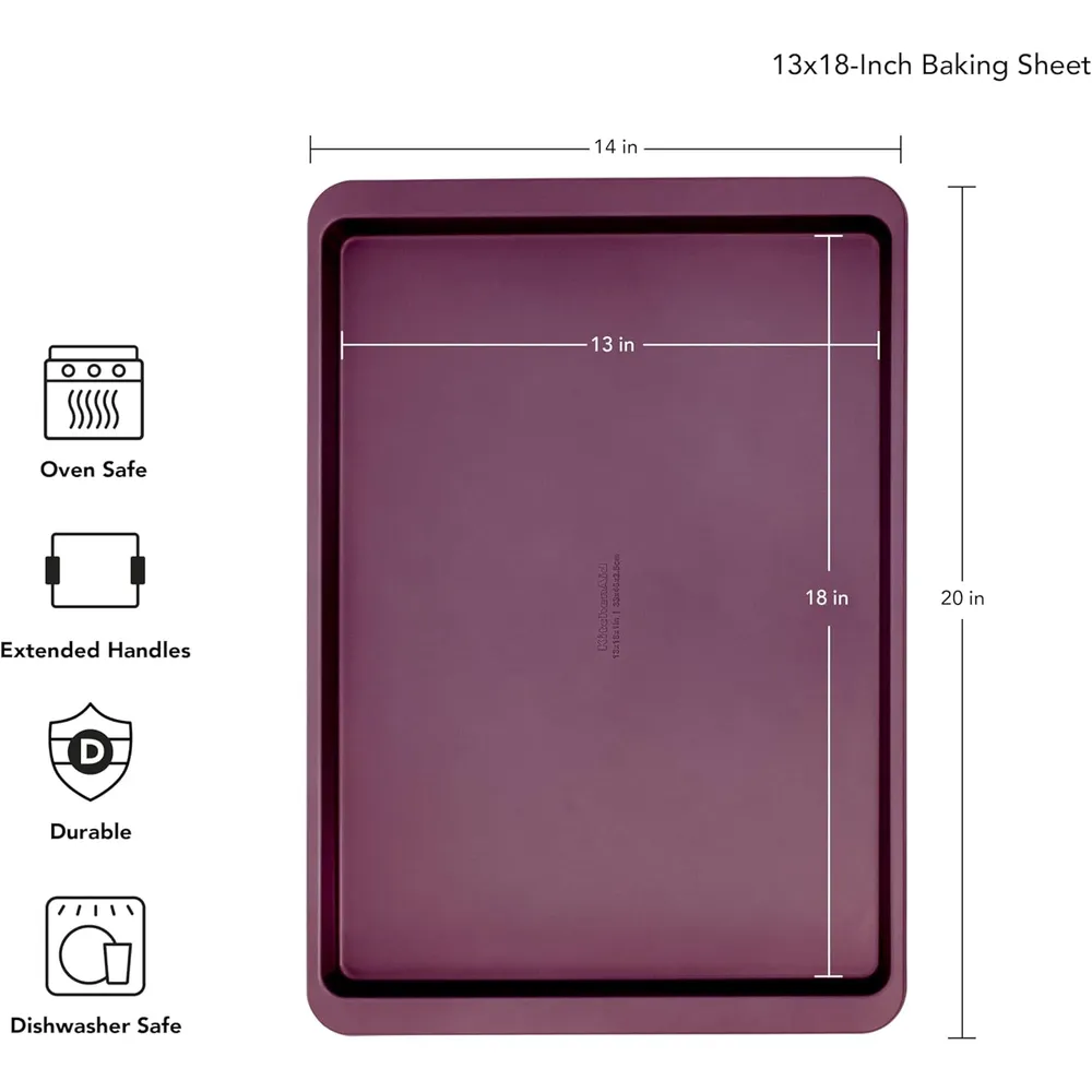 b0czcw6pd3_1_webp.webp KitchenAid bandeja para hornear 13 x 18 in / 33 x 46 cm, acero | Remolacha