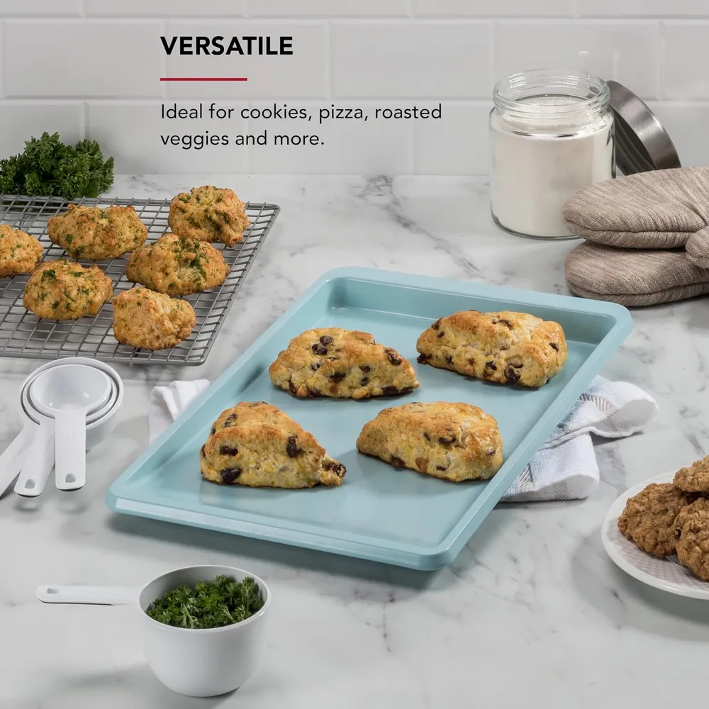 KitchenAid bandeja para galletas antiadherente 25x38 cm, acero| Agua mineral