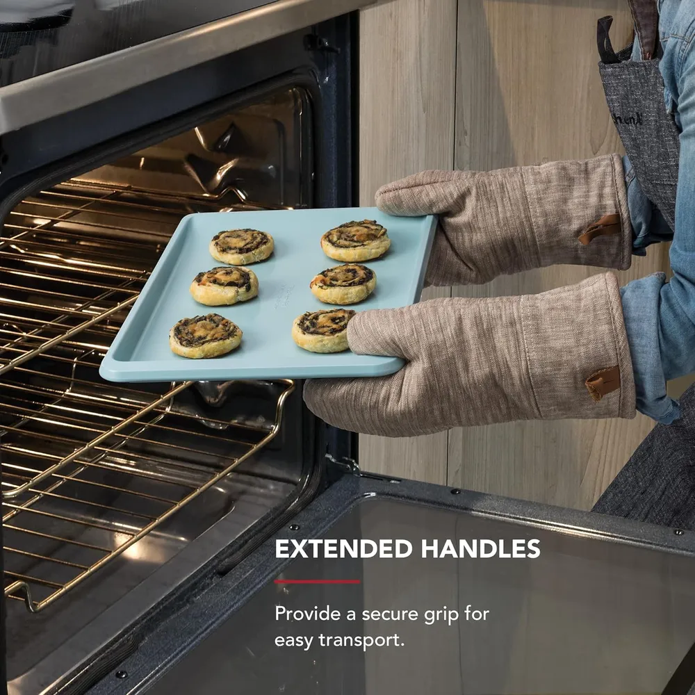 KitchenAid bandeja para galletas antiadherente 25x38 cm, acero| Agua mineral