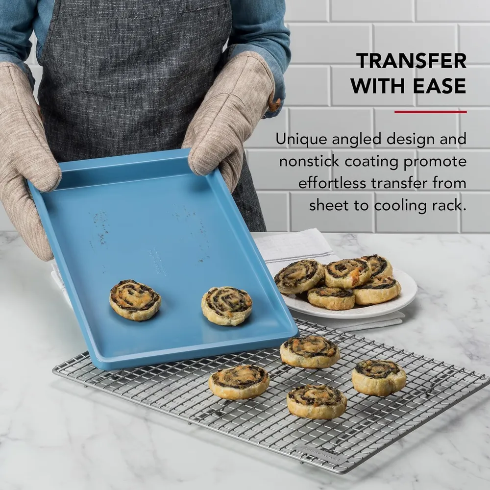 KitchenAid bandeja para galletas 25x38 cm, acero aluminizado | Terciopelo azul