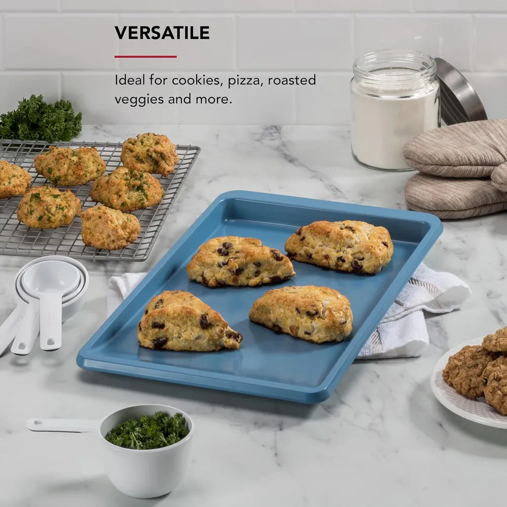 KitchenAid bandeja para galletas 25x38 cm, acero aluminizado | Terciopelo azul