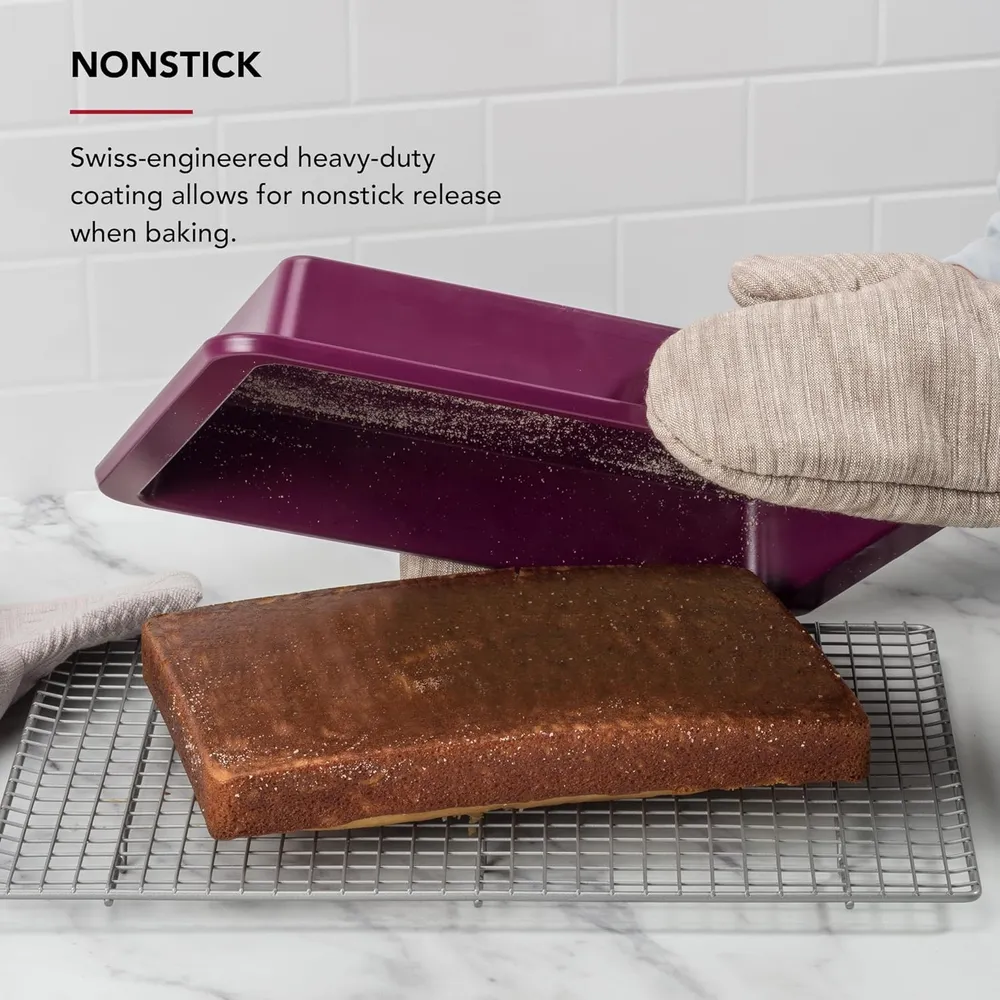 KitchenAid molde para tartas 23x33 cm, acero aluminizado | Remolacha