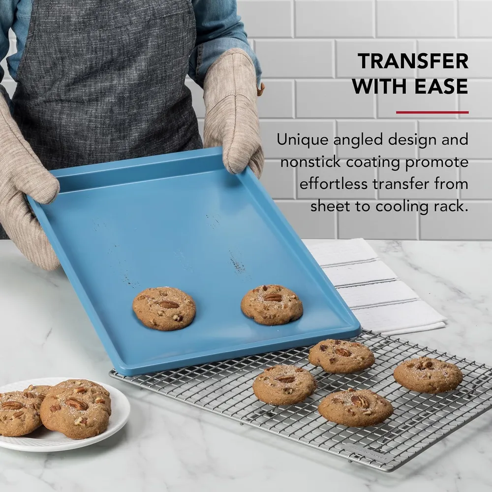 KitchenAid bandeja para galletas 33x46 cm, acero aluminizado | Terciopelo azul