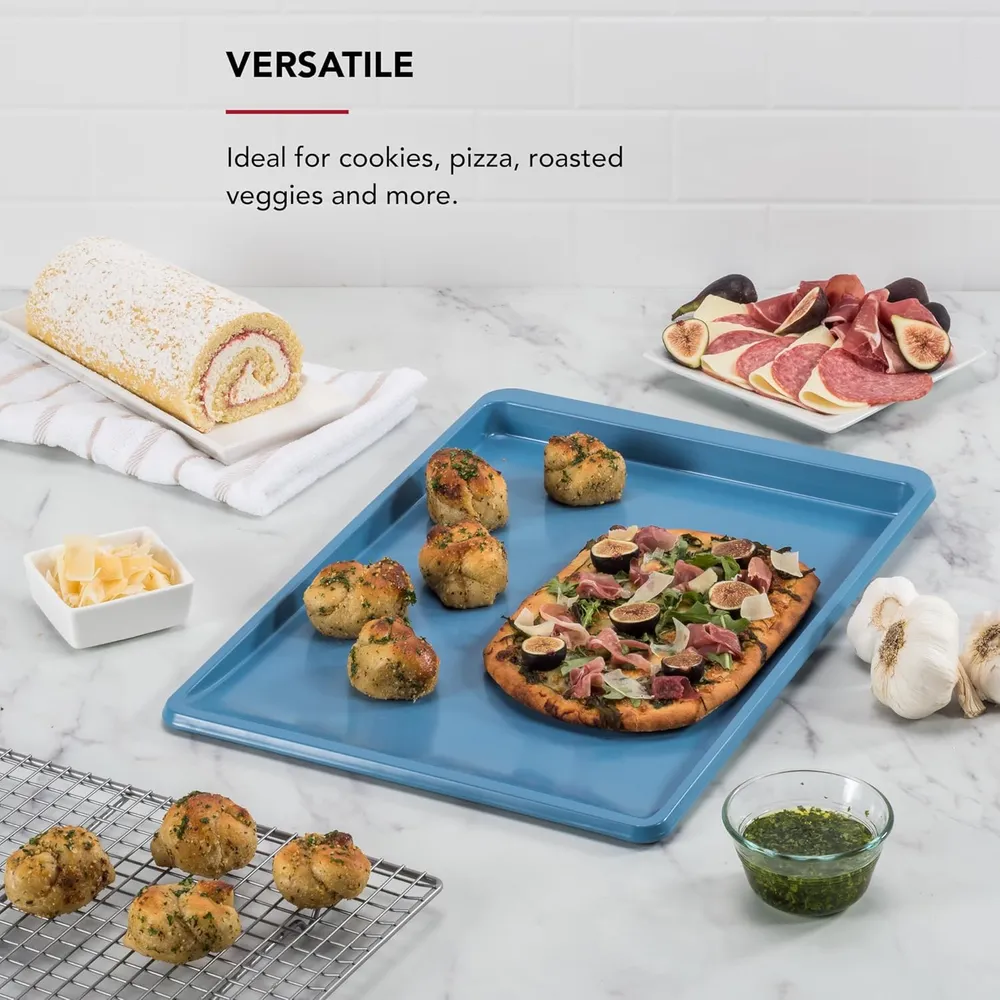 KitchenAid bandeja para galletas 33x46 cm, acero aluminizado | Terciopelo azul
