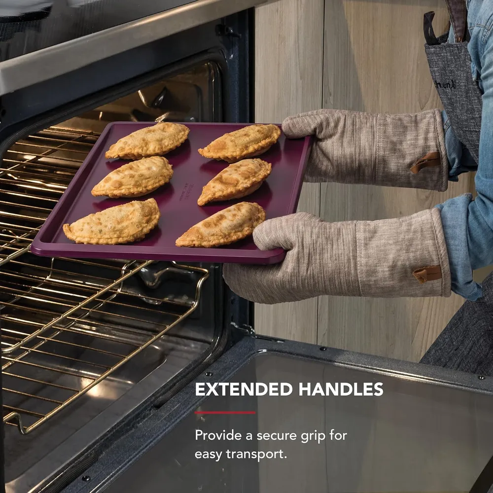 KitchenAid bandeja para galletas antiadherente 33x46 cm, acero | Remolacha