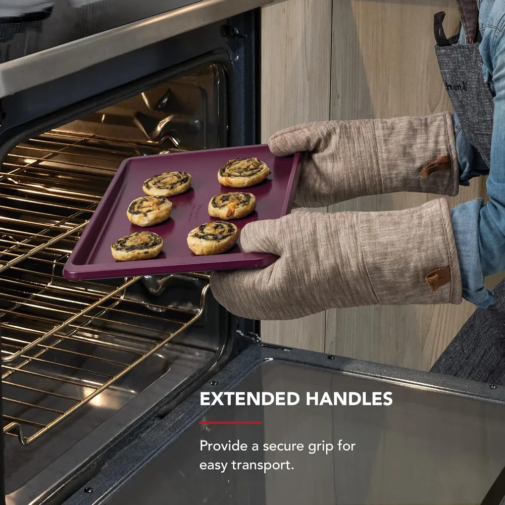 KitchenAid bandeja para galletas antiadherente 25x38 cm, acero | Remolacha