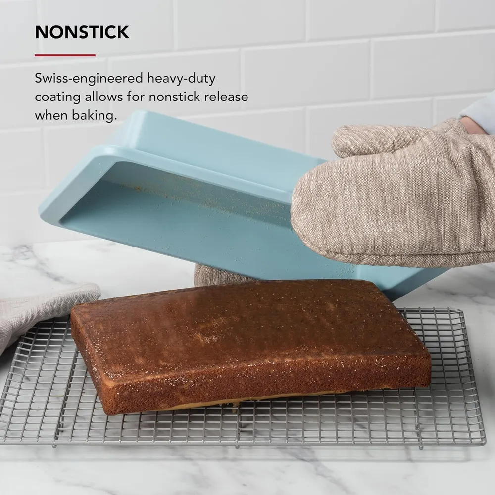 KitchenAid molde para pasteles 23x33 cm, acero aluminizado | Agua mineral