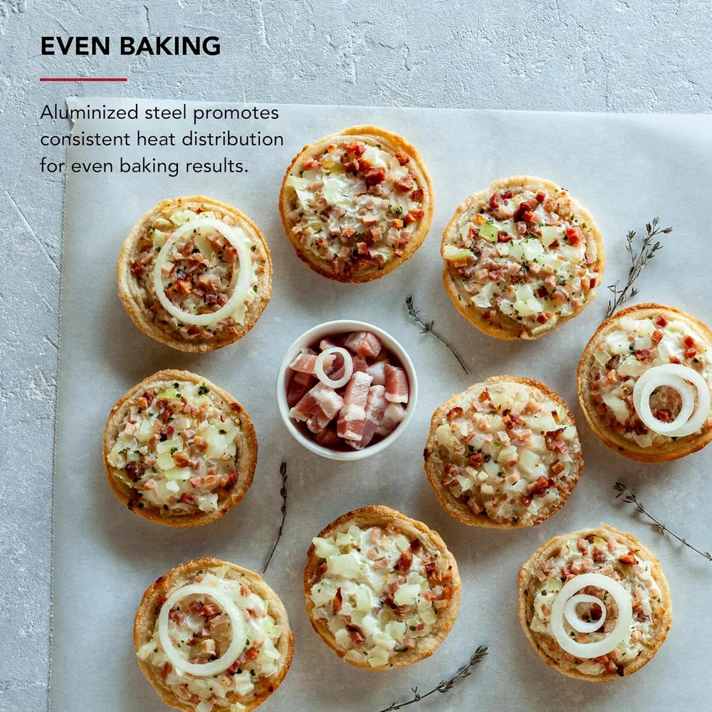 KitchenAid molde para mini muffins 24 tazas / 2.8 l, acero | Pistacho