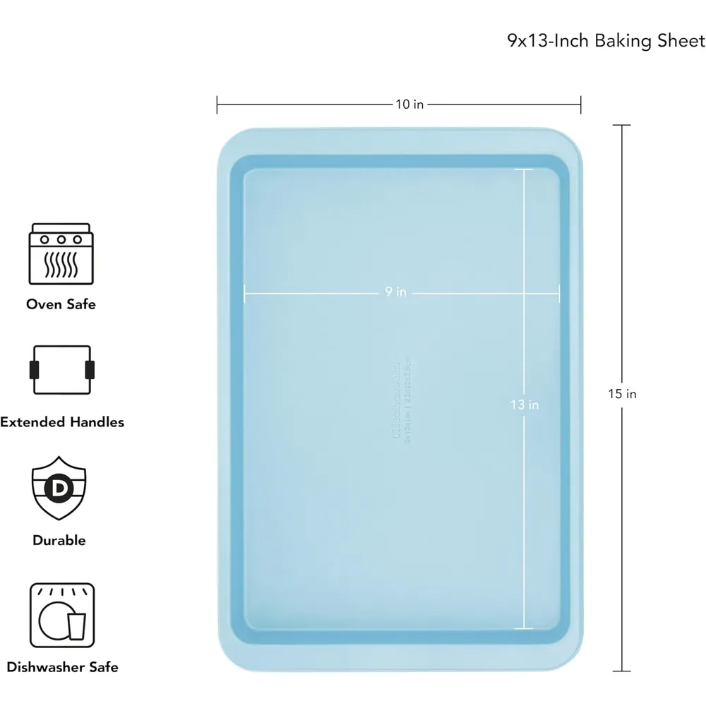 KitchenAid bandeja para hornear 23x33 cm, acero aluminizado | Agua mineral