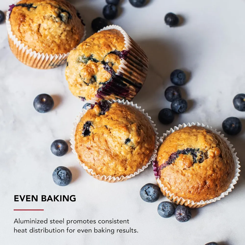 KitchenAid molde para muffins 12 tazas / 1.4 l, acero aluminizado | Remolacha