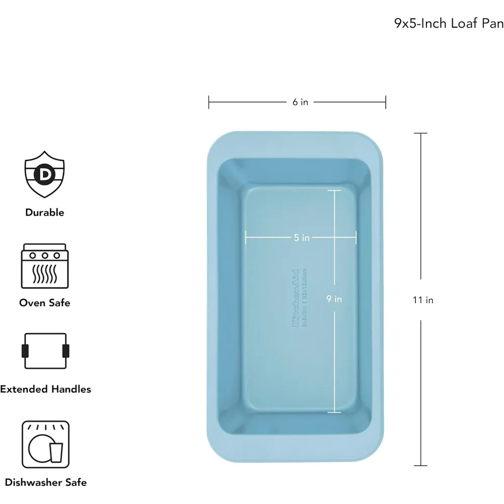 KitchenAid molde para pan 23x13 cm, acero aluminizado | Agua mineral