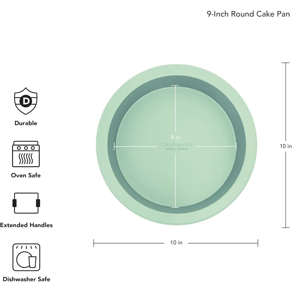 KitchenAid molde redondo para pasteles 23 cm, acero | Pistacho