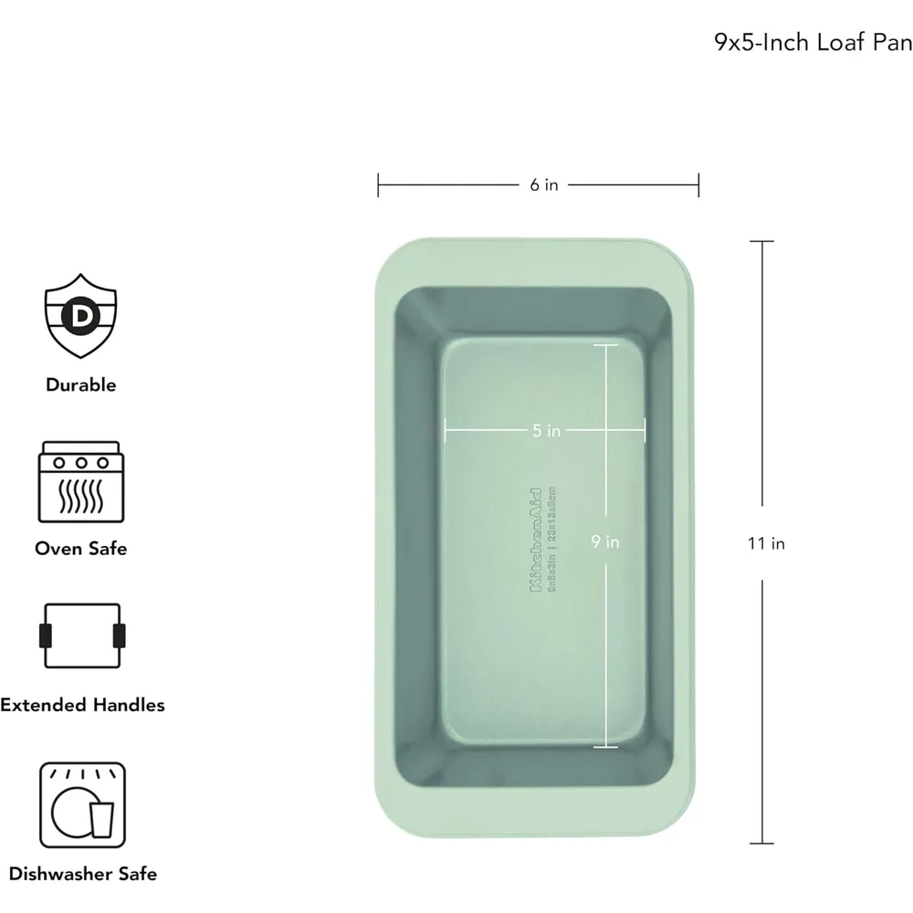 KitchenAid molde para pan 23x13 cm, acero aluminizado | Pistacho