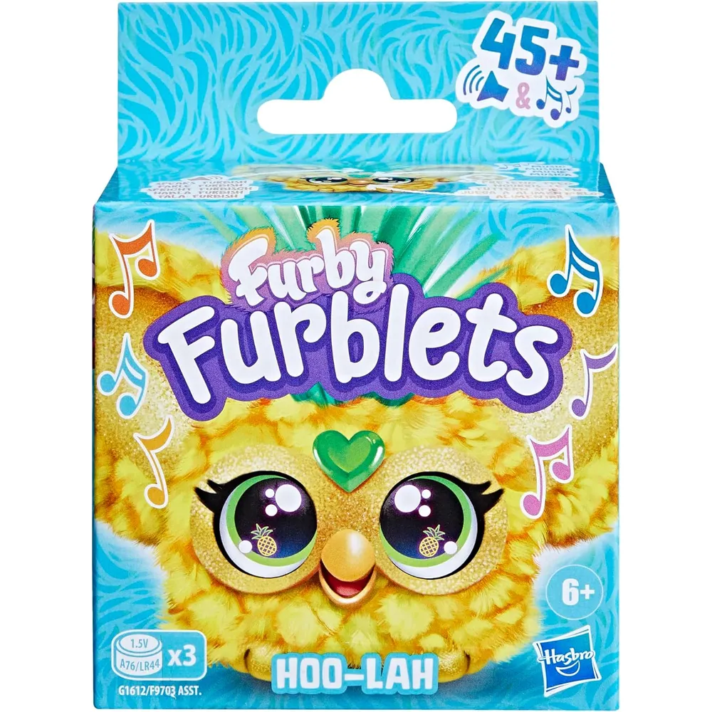 Furby Furblets Hoo-lah Piña Mini Amigo | Amarillo/Verde