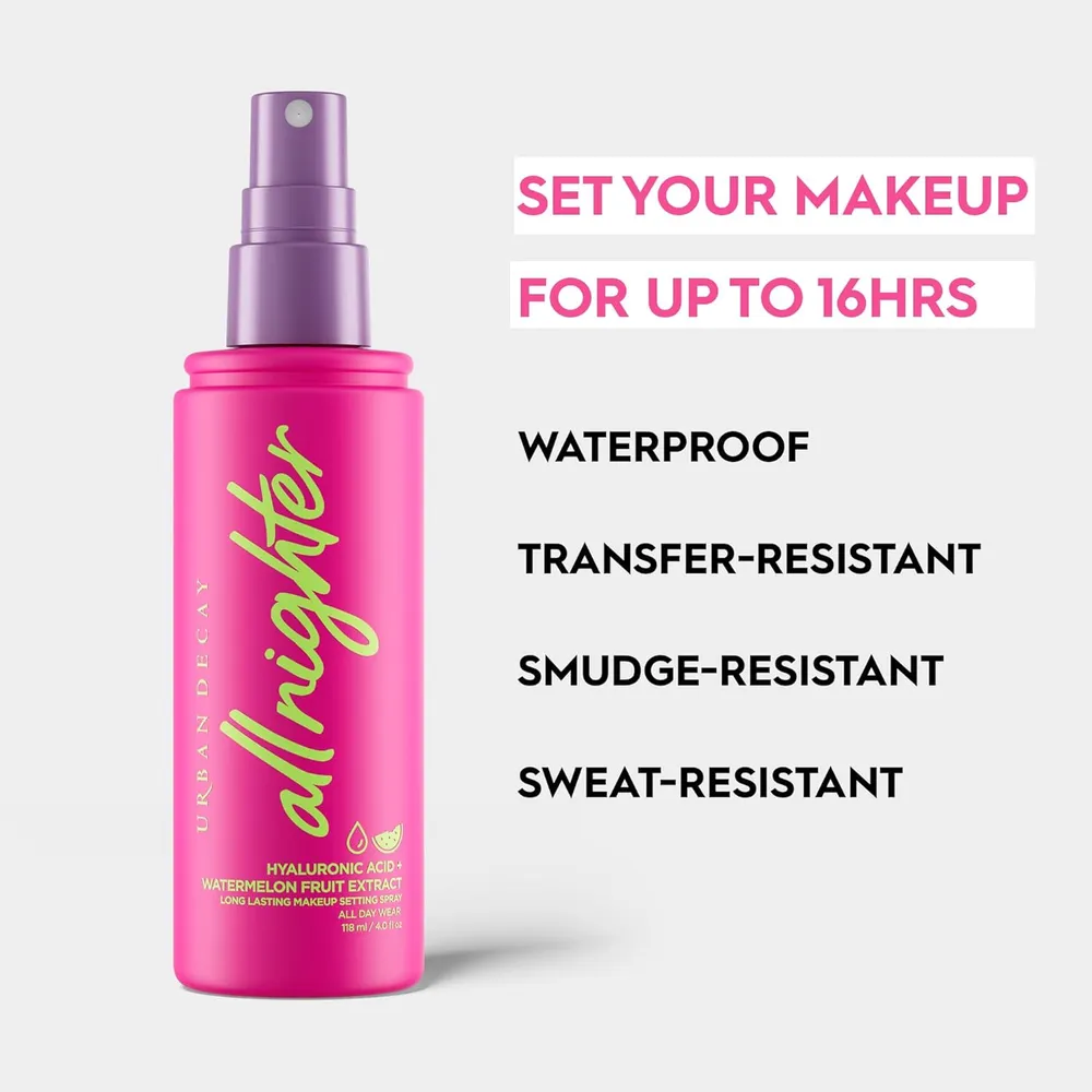 SPRAY FIJADOR URBAN DECAY ALL NIGHTER LUMINOSO 4 OZ / 120 ML