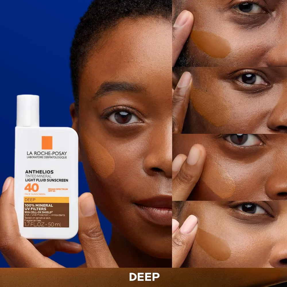 PROTECTOR SOLAR FACIAL FLUIDO DEEP SPF 40 ANTHELIOS LA ROCHE-POSAY 1.7 OZ / 50 ML