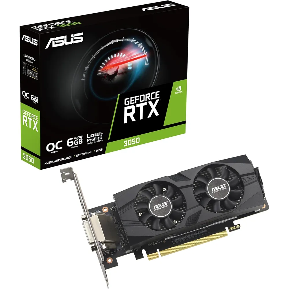 ASUS GeForce RTX 3050 LP BRK 6GB OC