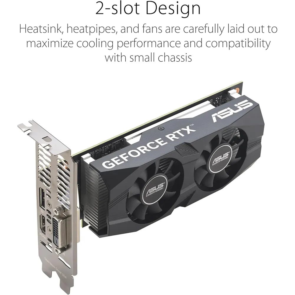 ASUS GeForce RTX 3050 LP BRK 6GB OC