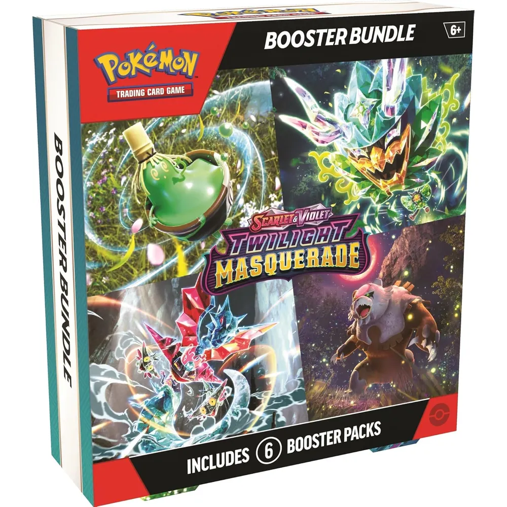 JUEGO DE CARTAS POKÉMON TCG SCARLET & VIOLET TWILIGHT MASQUERADE BOOSTER PACK (INGLÉS)