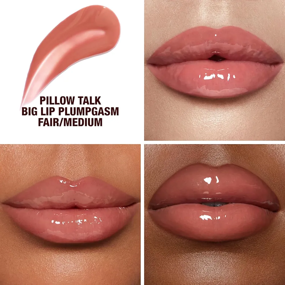 Charlotte Tilbury Big Lip Plumpgasm Brillo de labios | Claro/Medio - rosa nude
