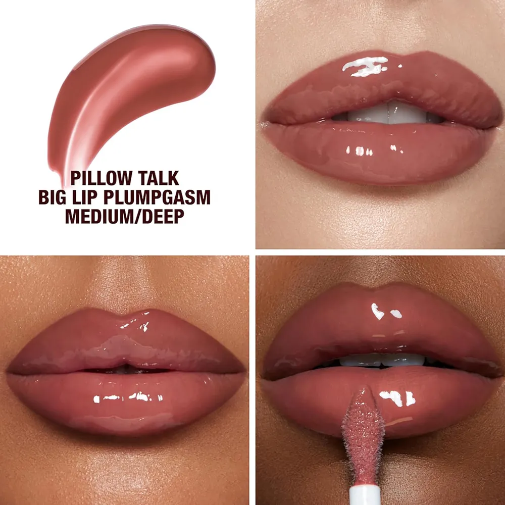 Charlotte Tilbury Big Lip Plumpgasm Brillo de labios | Medio/Profundo - marrón baya rosa