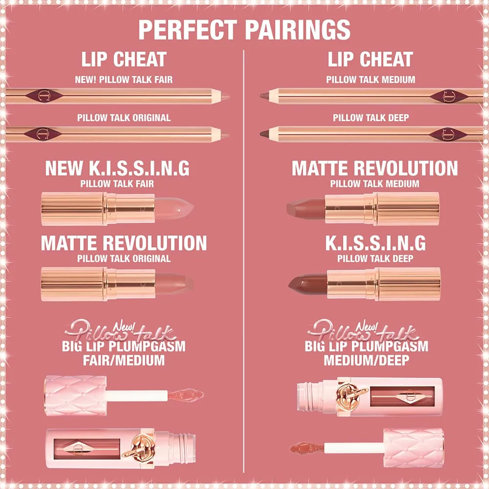 Charlotte Tilbury Big Lip Plumpgasm Brillo de labios | Medio/Profundo - marrón baya rosa