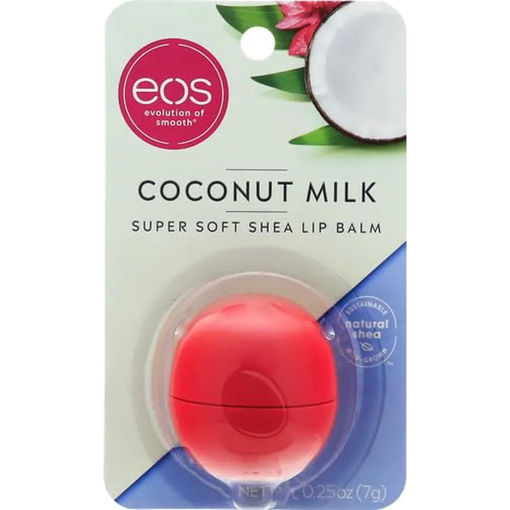 EOS bálsamo labial esfera pack 2 Coconut Milk | 0.25 oz / 7.4 ml