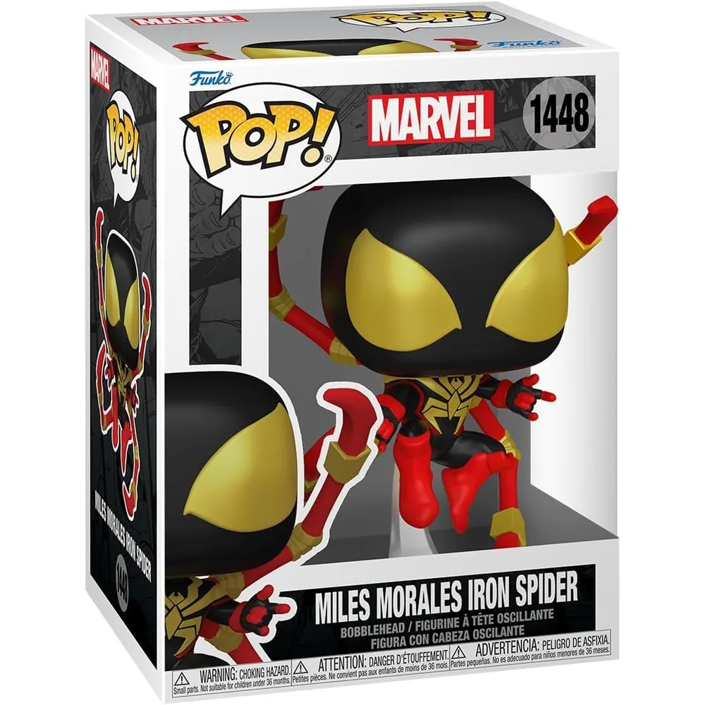 Funko Pop | Miles Morales Iron Spider de Marvel Spider-Man Comics