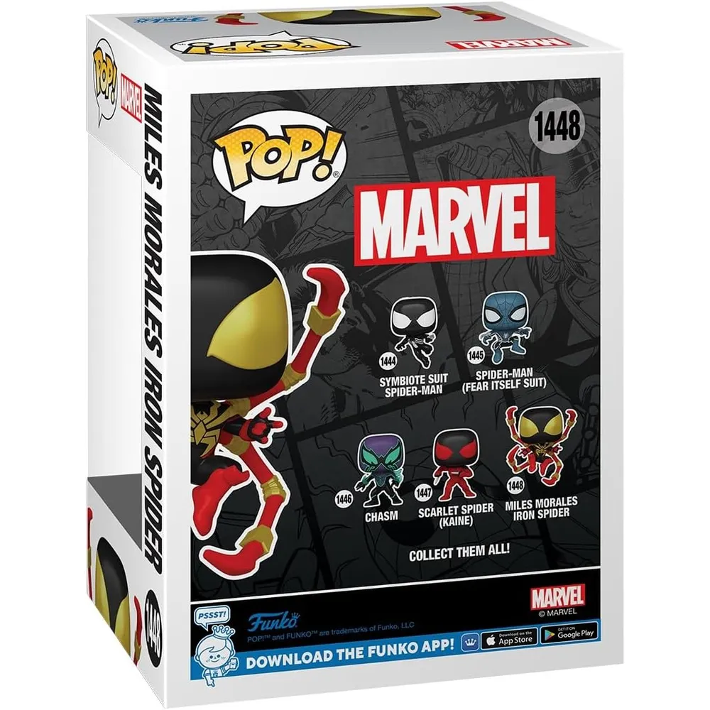 Funko Pop | Miles Morales Iron Spider de Marvel Spider-Man Comics