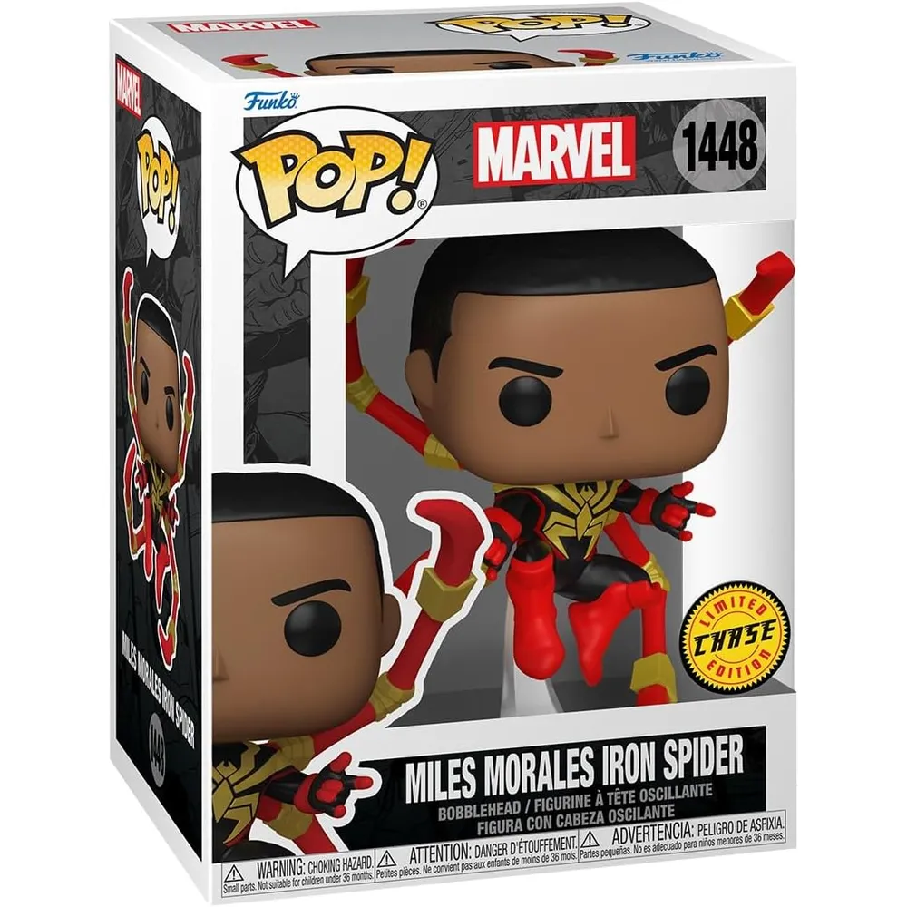 Funko Pop | Miles Morales Iron Spider de Marvel Spider-Man Comics