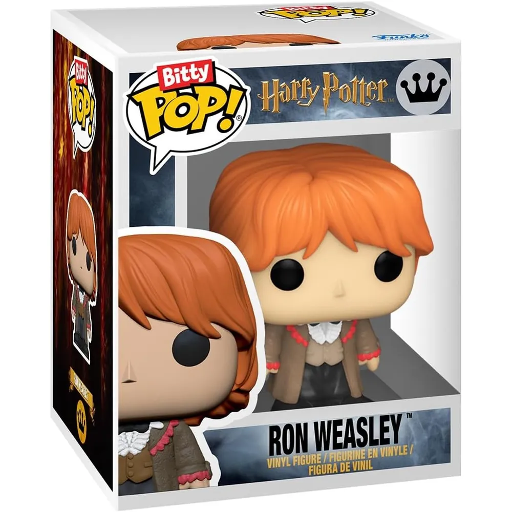 Funko Pop | Pack de 4 Bitty de Harry Potter (Ron, Padma, Madame y figura sorpresa)