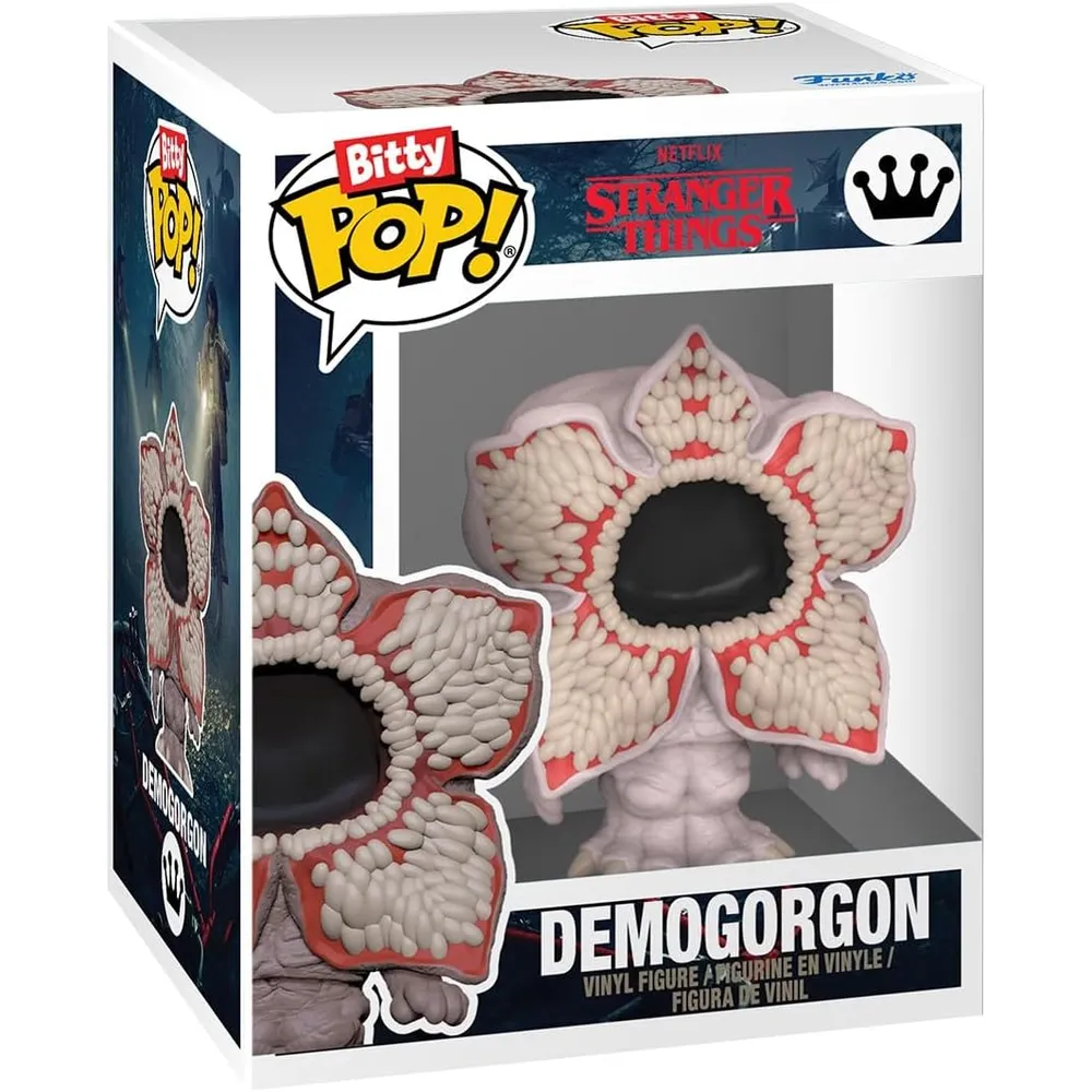Funko Pop | Pack de 4 Bitty de Stranger Things (Demogorgon, Will, Barb y figura sorpresa)