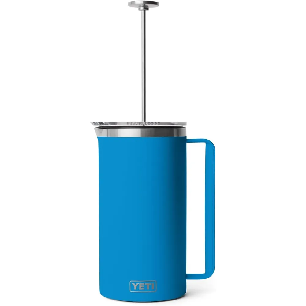 YETI Rambler Cafetera de Prensa con filtro de 64 oz | Azul