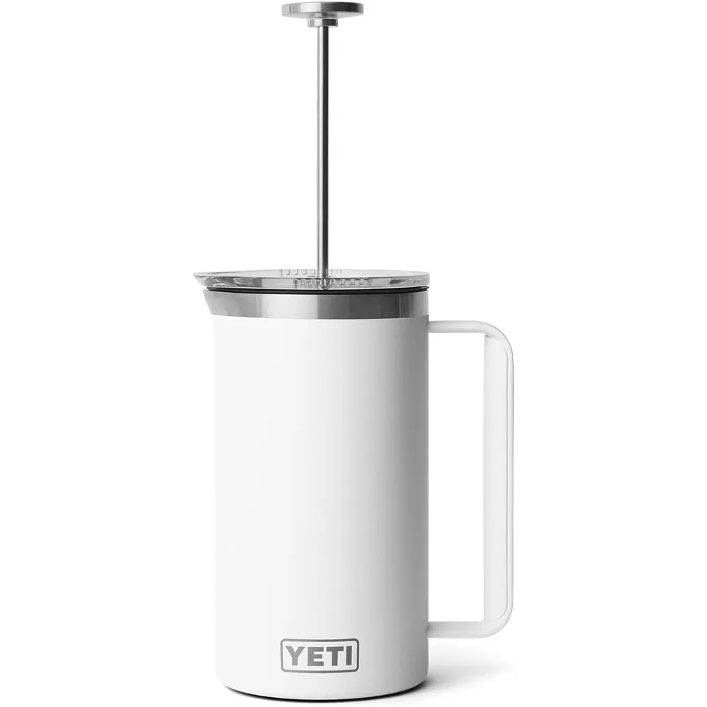 YETI Rambler Cafetera de Prensa con filtro de 34 oz | Blanco