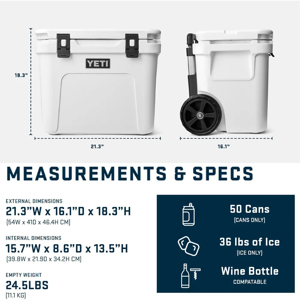 b0d1rhvhdz_5_webp.webp YETI Roadie 32 Cooler Con Ruedas Y Mango Retráctil | Blanco