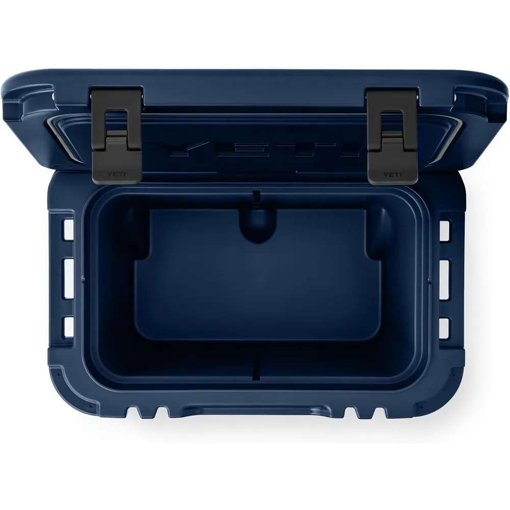 YETI Roadie 32 Cooler Con Ruedas Y Mango Retráctil | Azul Marino