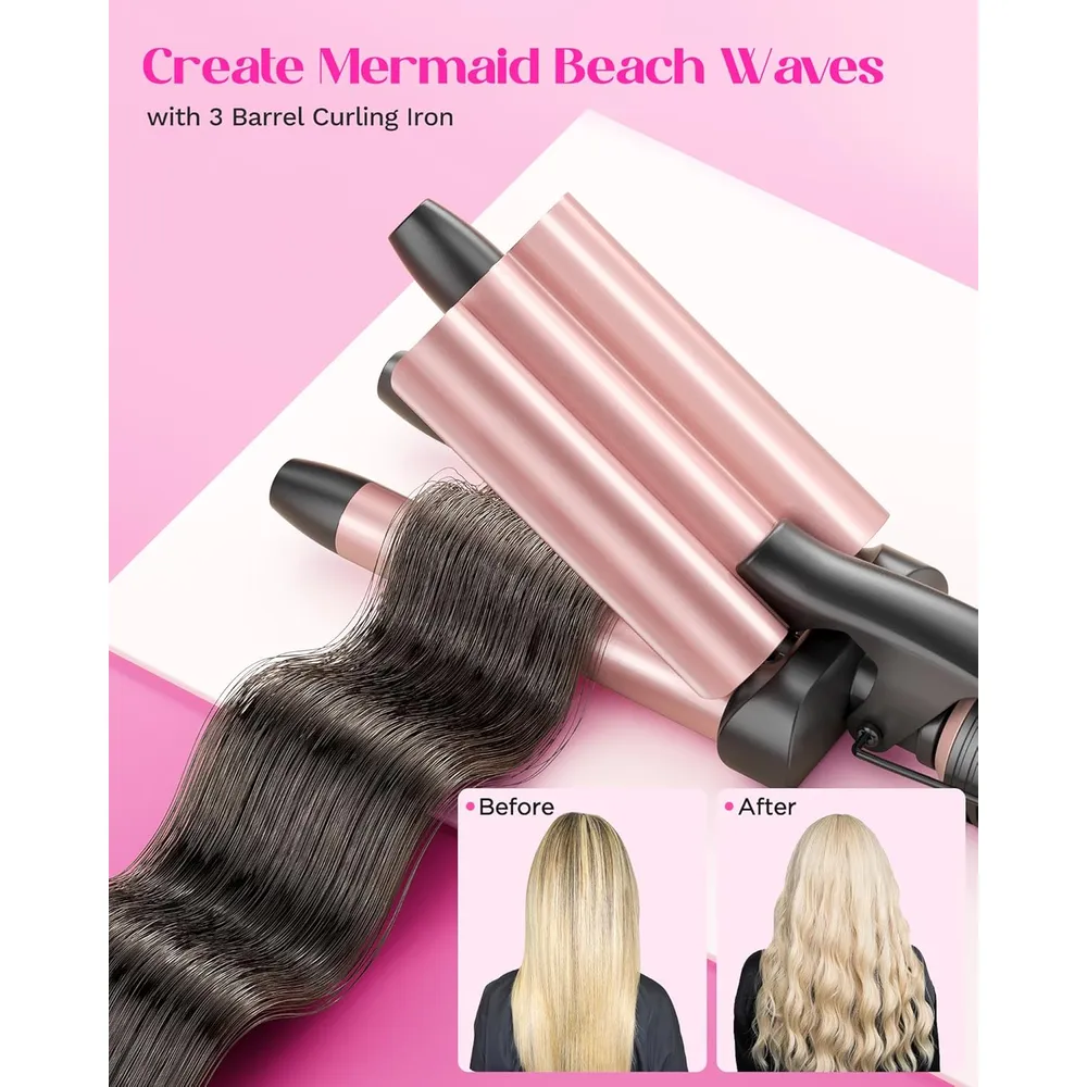 RIZADOR WAVYTALK 5 EN 1 SET 0.5"-1.25" | ROSE PINK