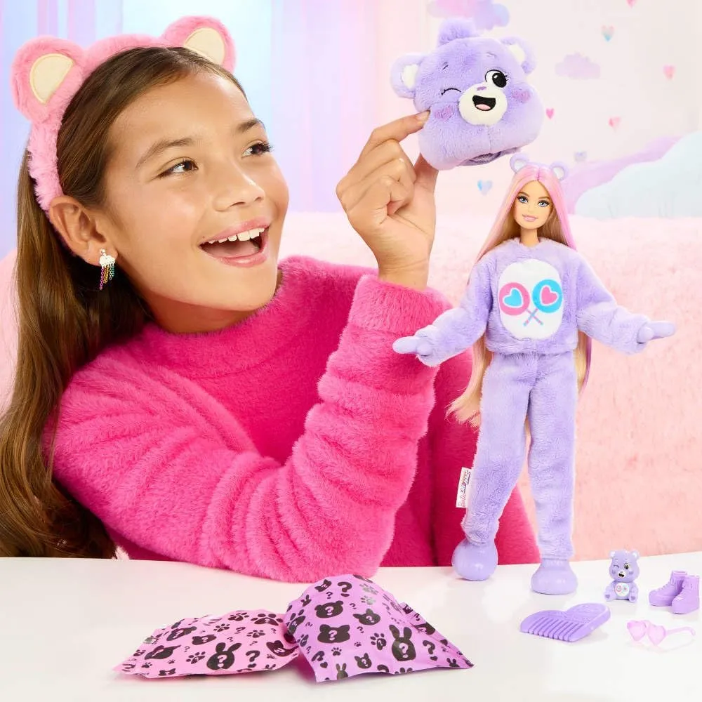 BARBIE CUTIE REVEAL CARE BEARS SHARE BEAR CON SORPRESAS