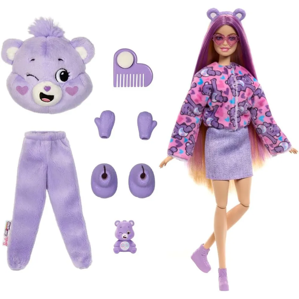BARBIE CUTIE REVEAL CARE BEARS SHARE BEAR CON SORPRESAS